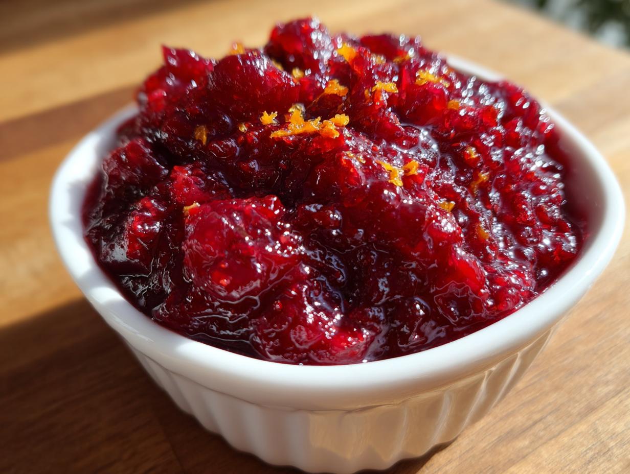 Cranberry Relish with Ginger
