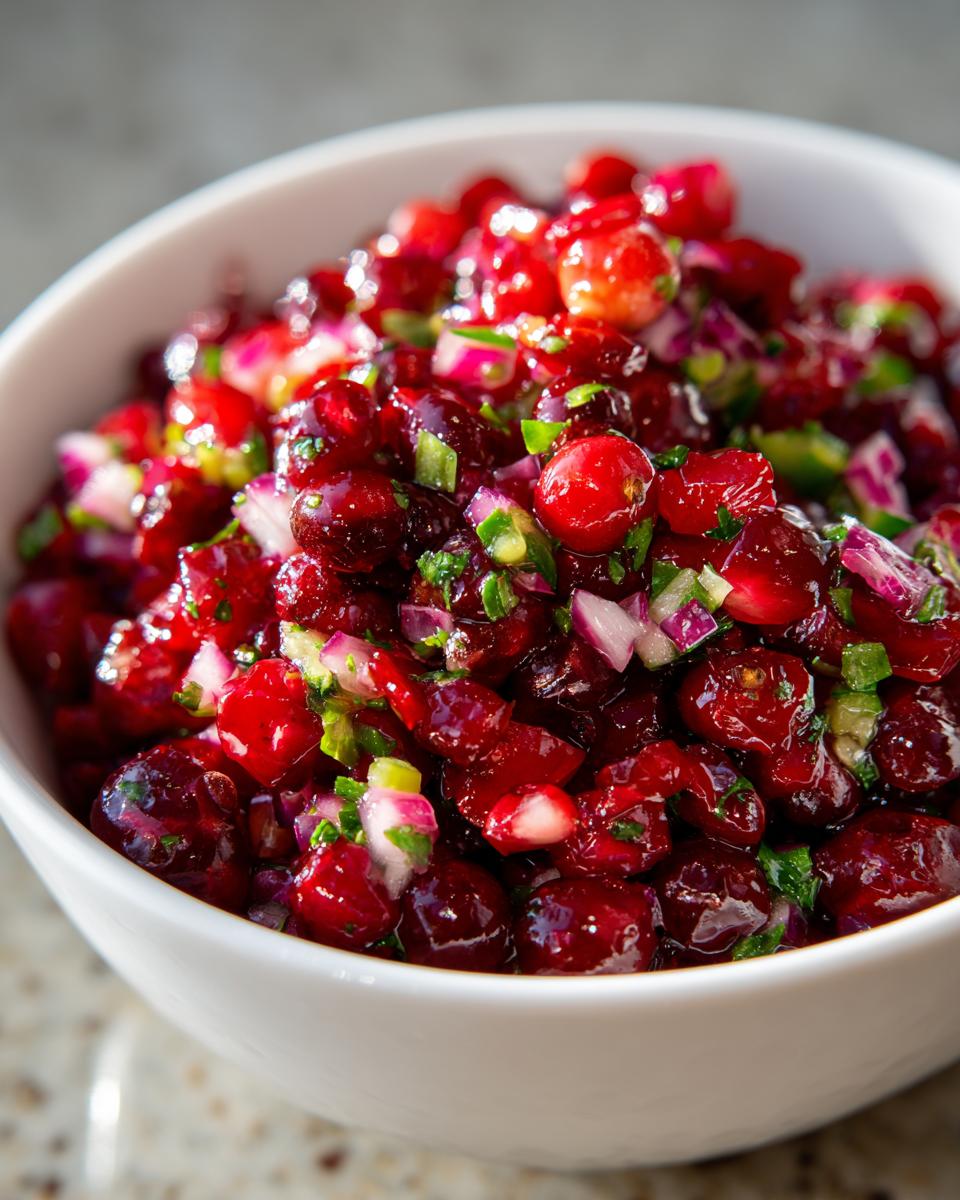 15-Minute Cranberry Salsa: A Zesty Game-Changer for Any Party 7 Cranberry Salsa - detail 2