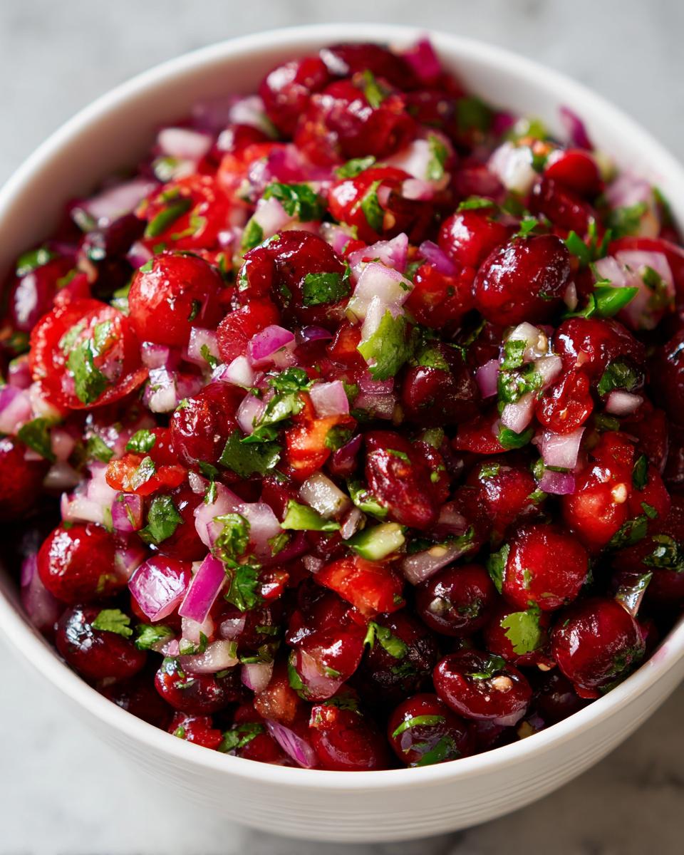 15-Minute Cranberry Salsa: A Zesty Game-Changer for Any Party 9 Cranberry Salsa - detail 4