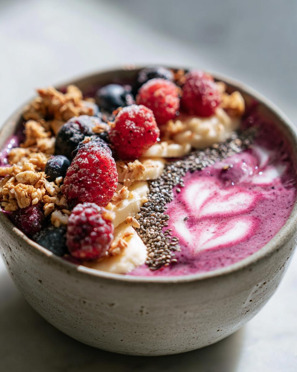 Cranberry Smoothie Bowl - detail 1