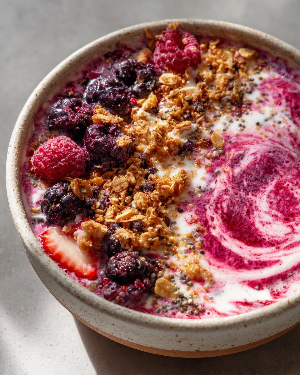 Cranberry Smoothie Bowl - detail 2