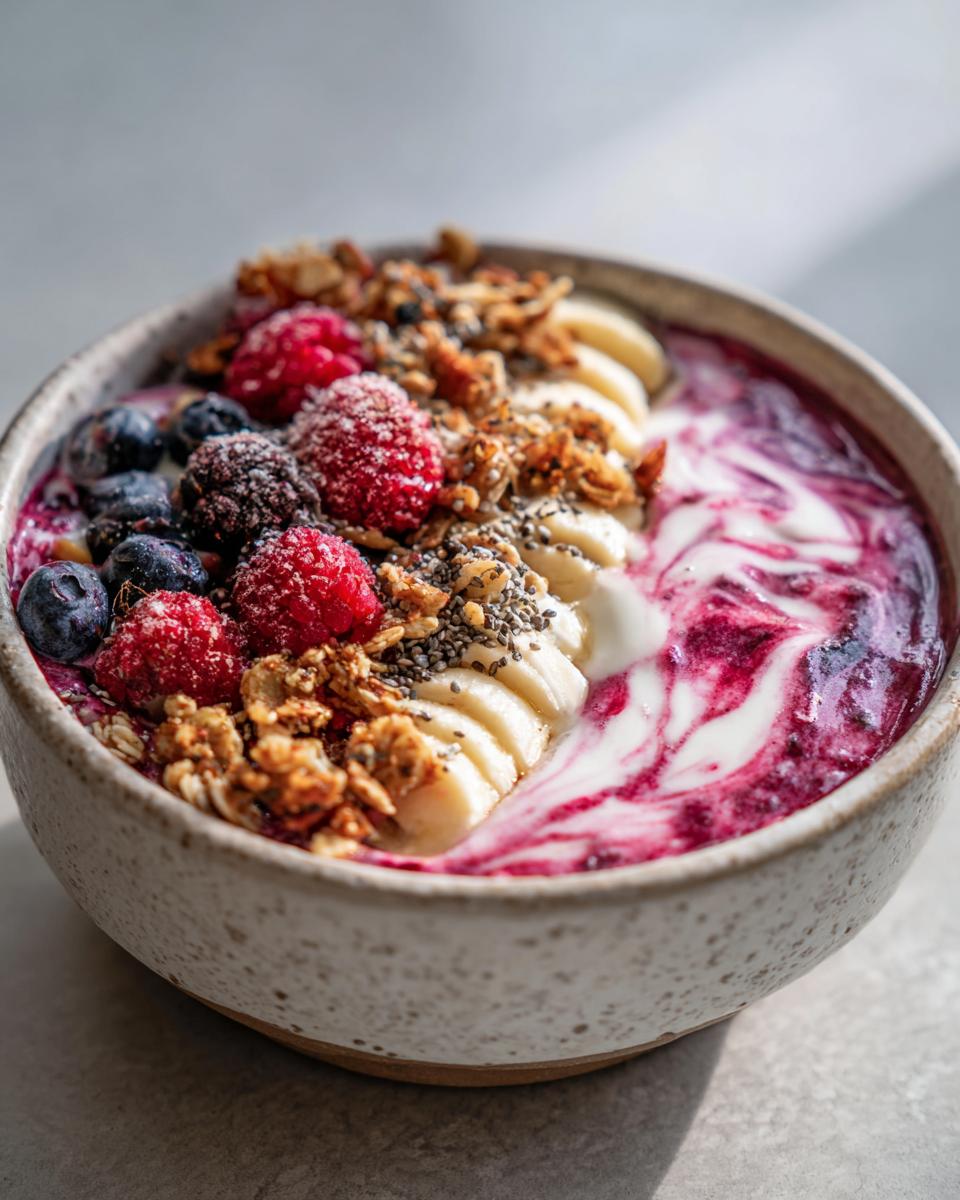 Cranberry Smoothie Bowl - detail 3