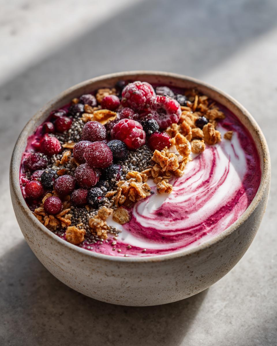 Cranberry Smoothie Bowl - detail 4