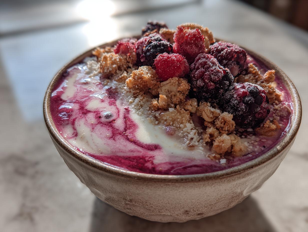 Cranberry Smoothie Bowl