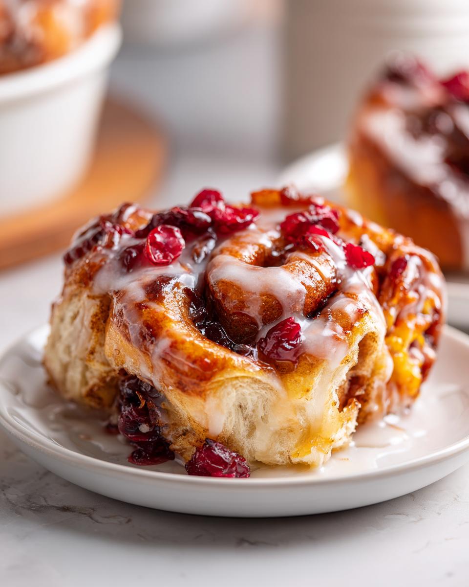 Cranberry Sticky Buns - detail 2