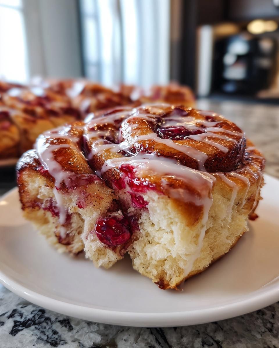 Cranberry Sticky Buns - detail 3