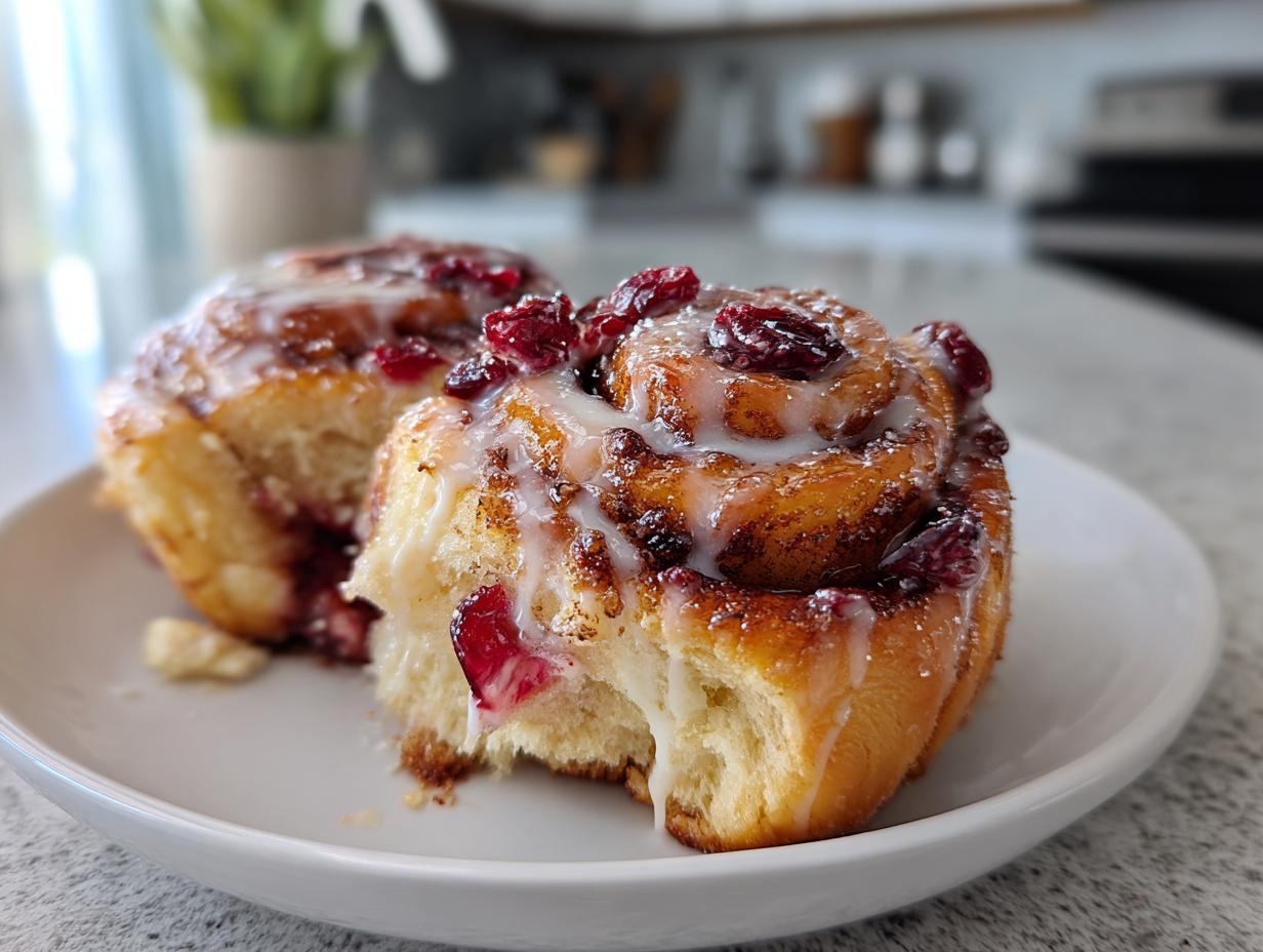 Cranberry Sticky Buns