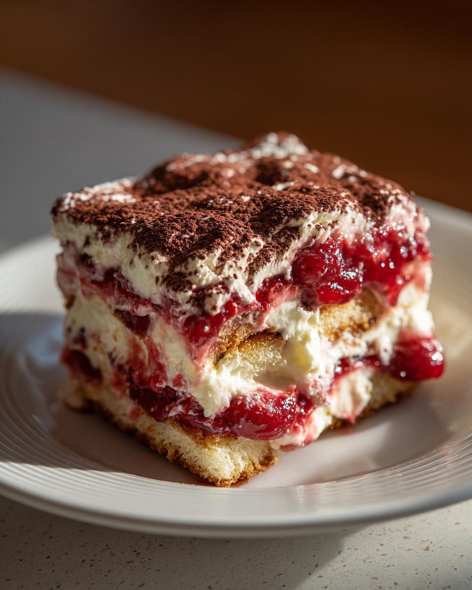 Irresistible 4-Layer Cranberry Tiramisu That Steals Hearts 6 Cranberry Tiramisu - detail 1
