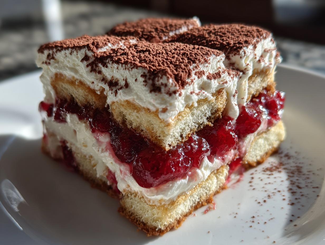 Cranberry Tiramisu