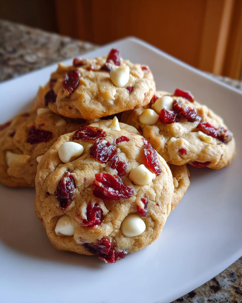 Irresistible Cranberry White Chocolate Cookies in 15 Minutes 5 Cranberry White Chocolate Cookies - detail 1