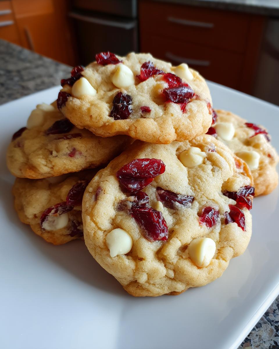 Irresistible Cranberry White Chocolate Cookies in 15 Minutes 6 Cranberry White Chocolate Cookies - detail 2