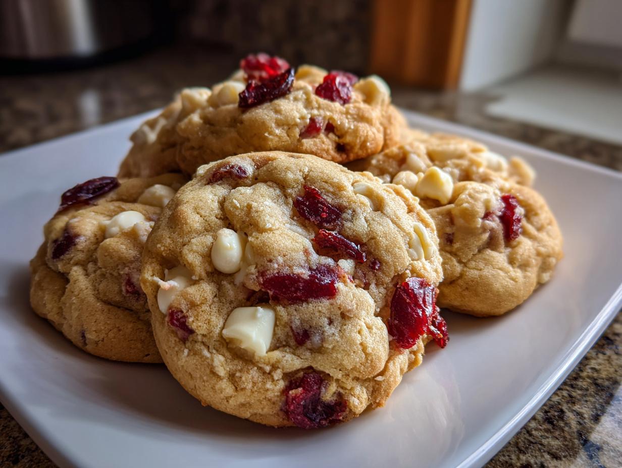 Cranberry White Chocolate Cookies