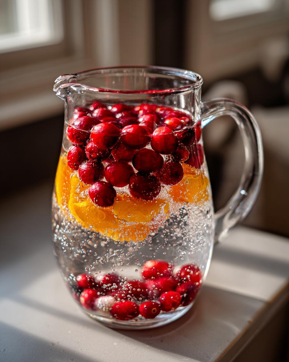60-Second Cranberry and Orange Zest Water That Tastes Amazing 6 Cranberry and Orange Zest Water - detail 1