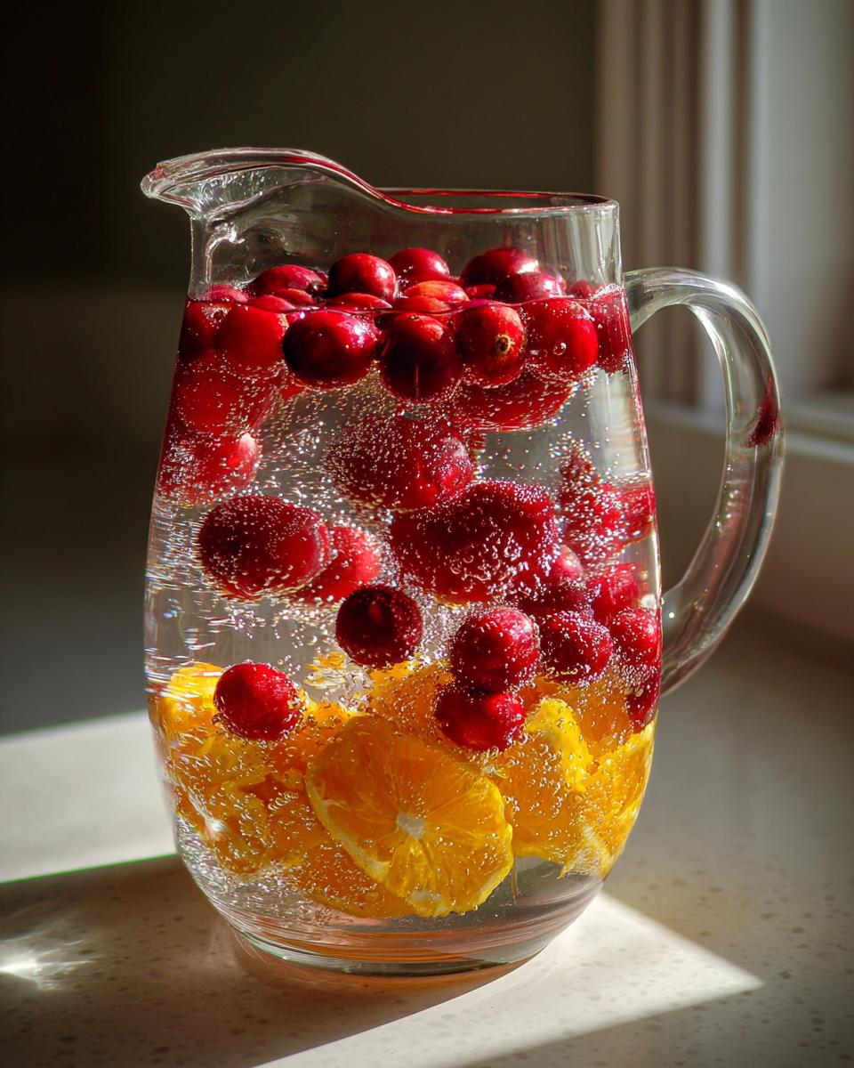 60-Second Cranberry and Orange Zest Water That Tastes Amazing 7 Cranberry and Orange Zest Water - detail 2