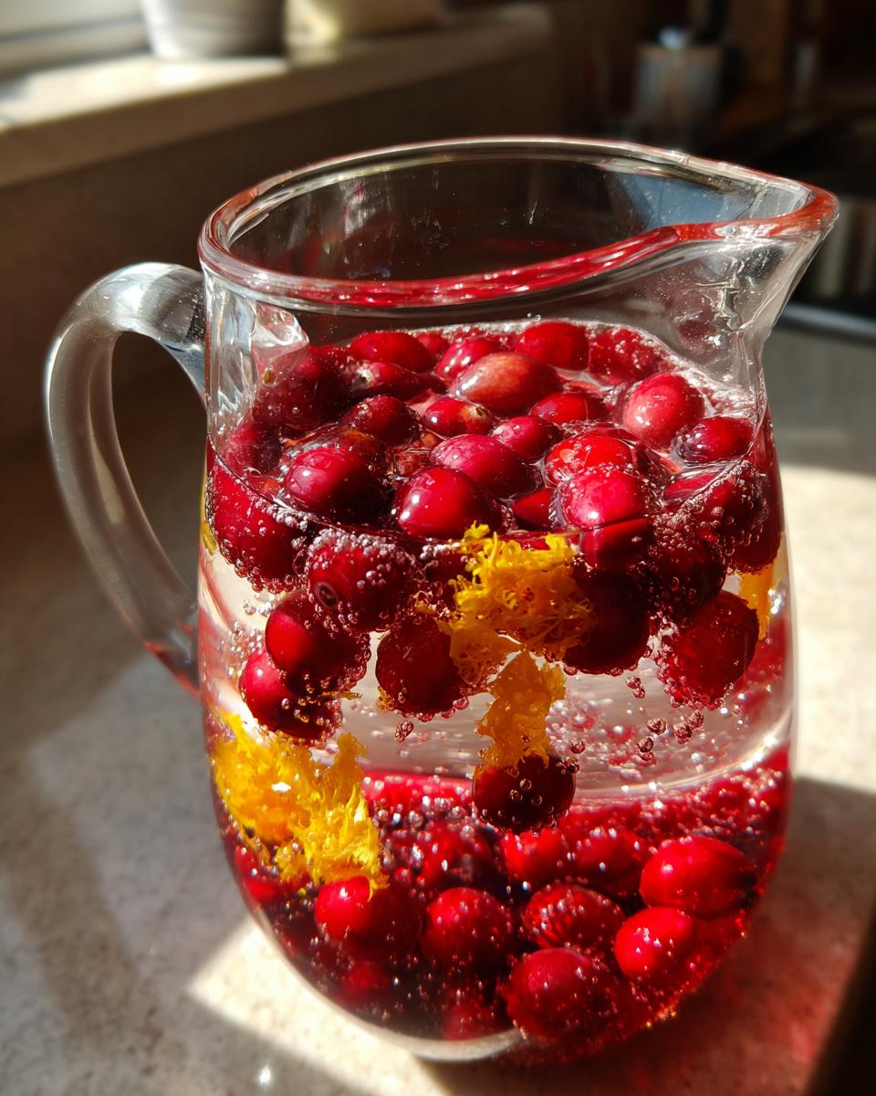 60-Second Cranberry and Orange Zest Water That Tastes Amazing 8 Cranberry and Orange Zest Water - detail 3
