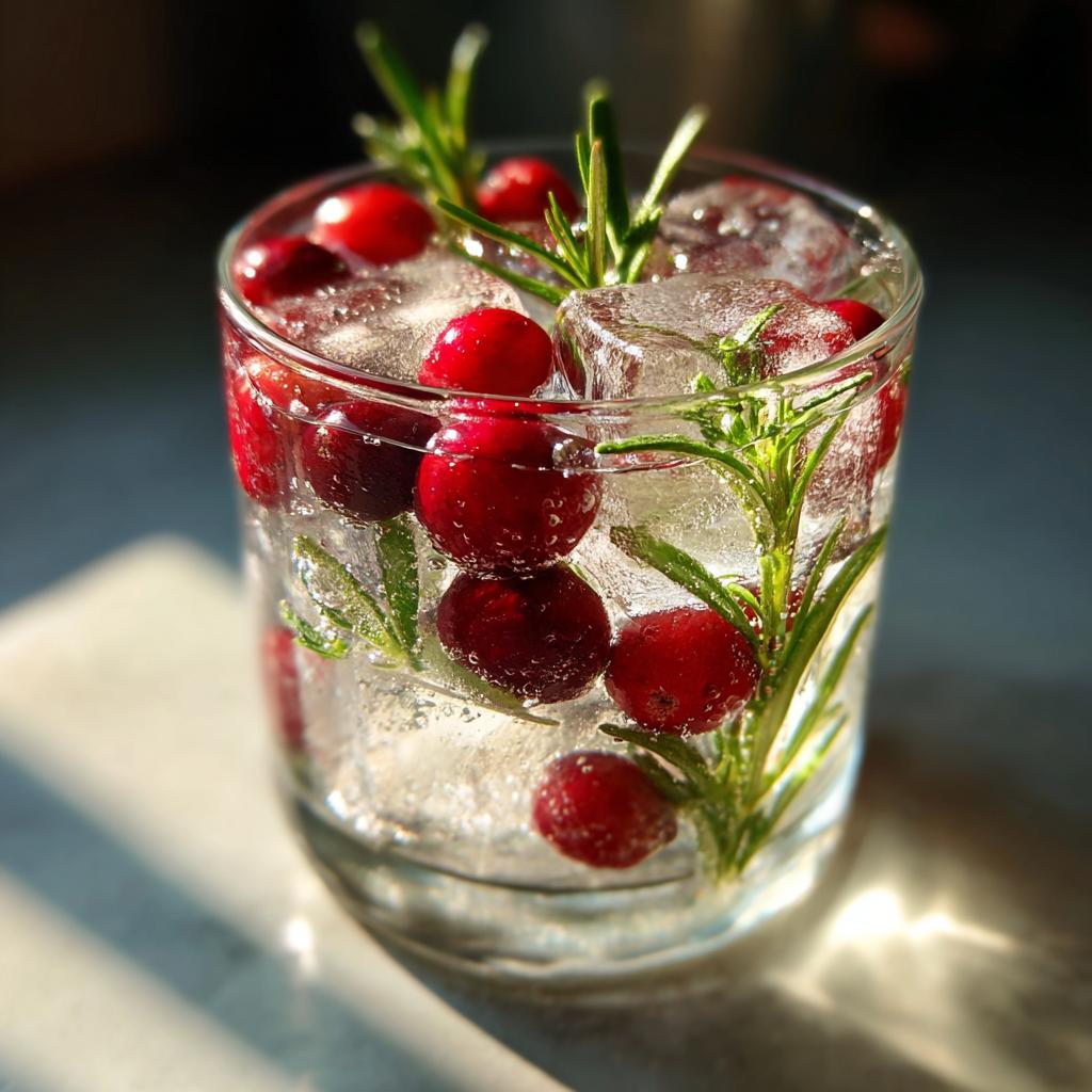 Stunning 24 Cranberry and Rosemary Ice Cubes Recipe | Magical Hack 6 Cranberry and Rosemary Ice Cubes - detail 2