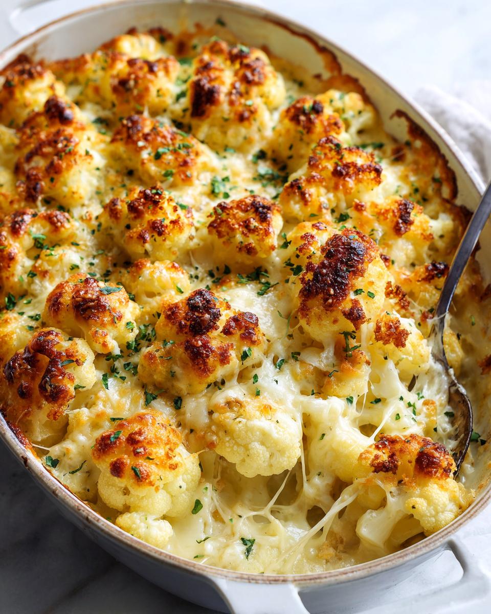Irresistible Creamy Baked Cauliflower Gratin in 30 Minutes 9 Creamy Baked Cauliflower Gratin - detail 4