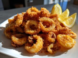 Home 20 Crispy Fried Calamari