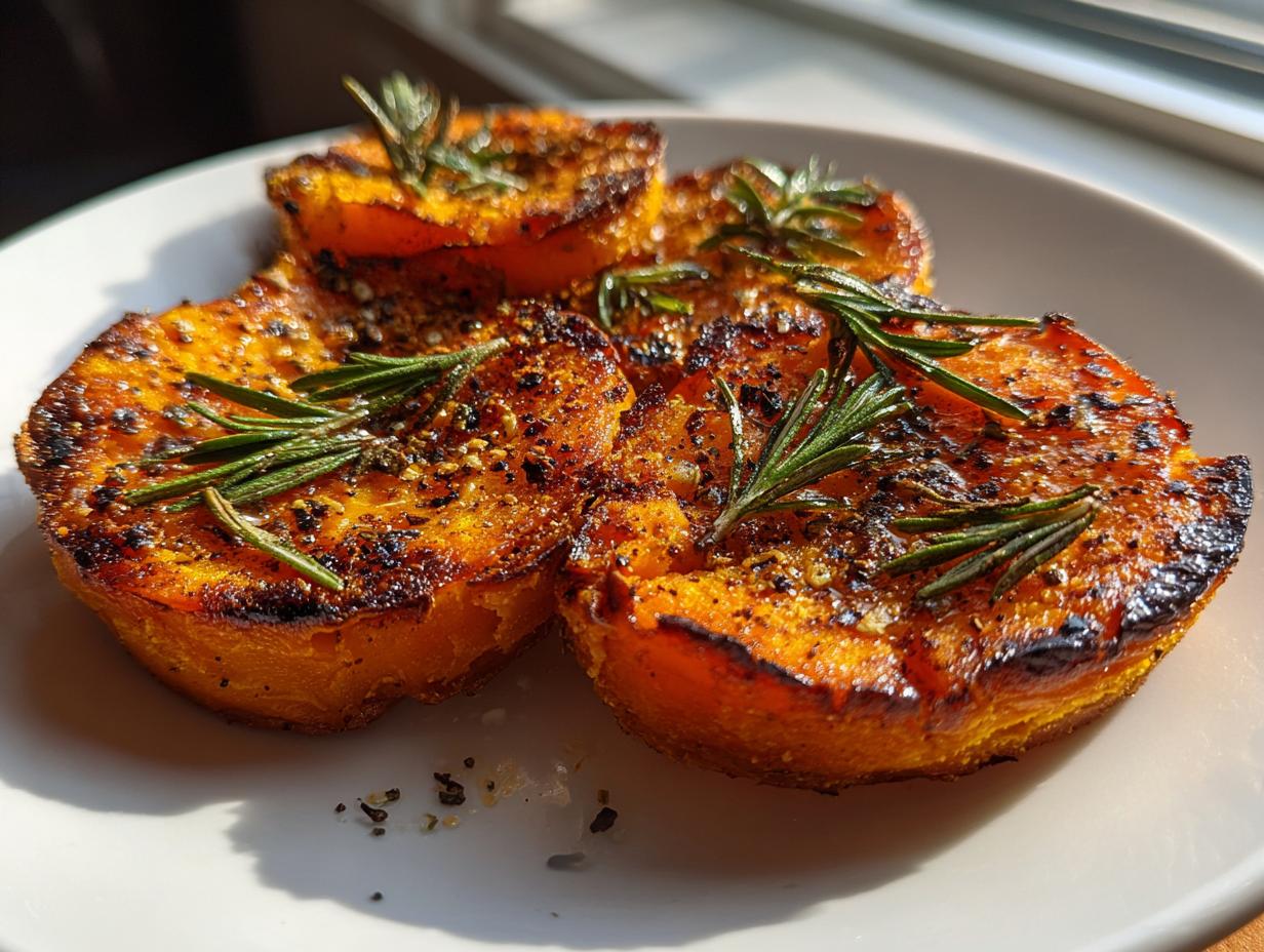 Crispy Smashed Sweet Potatoes