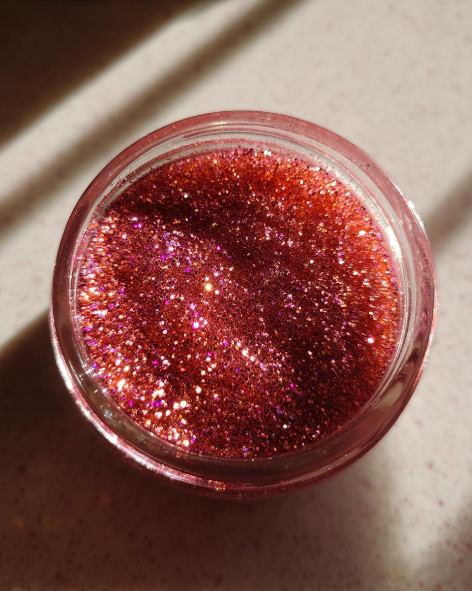 DIY Edible Glitter for Drinks - detail 2