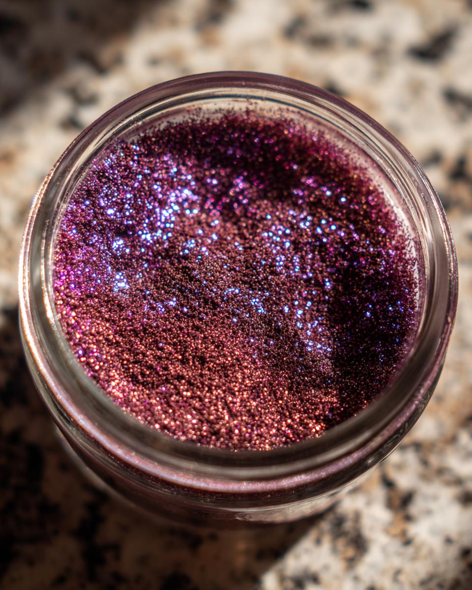 DIY Edible Glitter for Drinks - detail 3