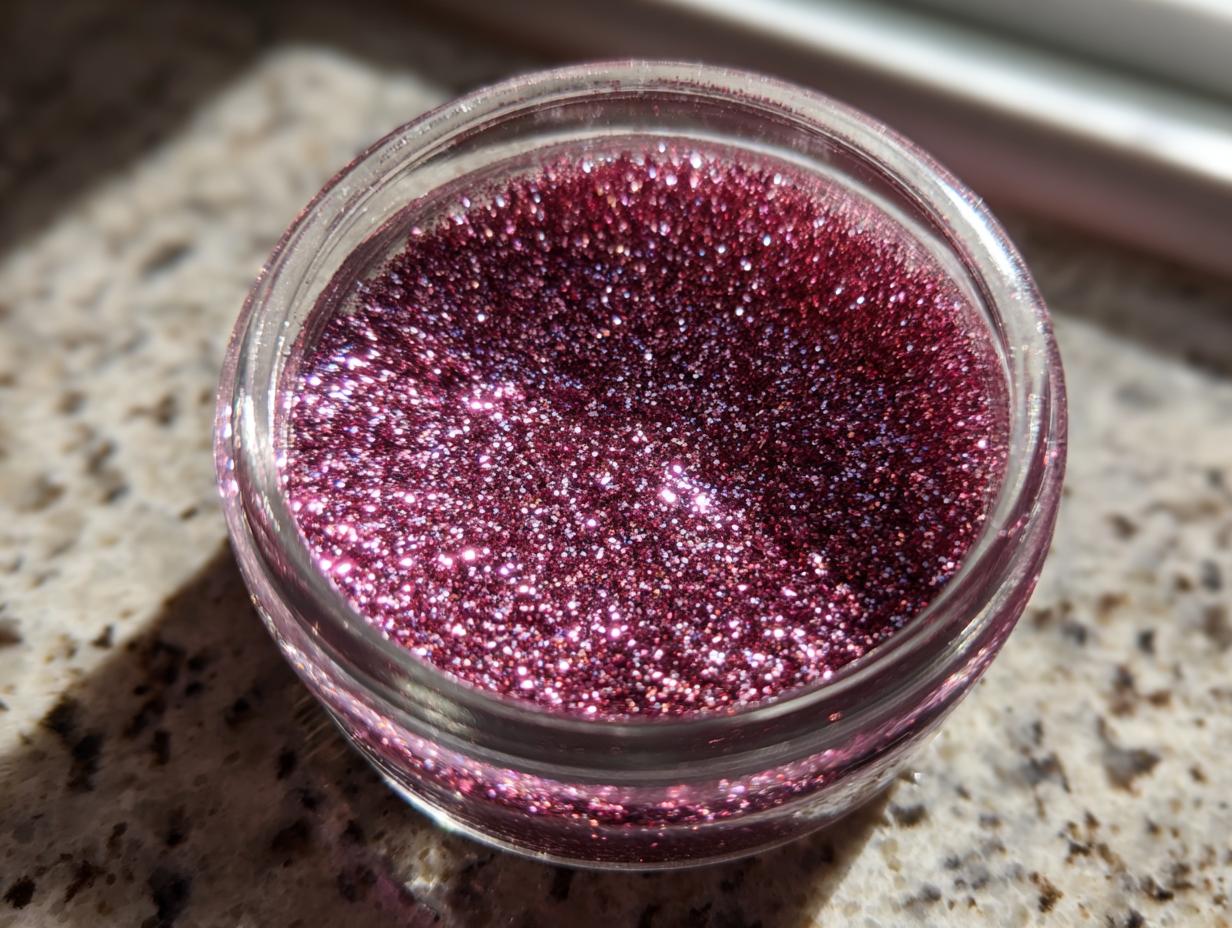 DIY Edible Glitter for Drinks