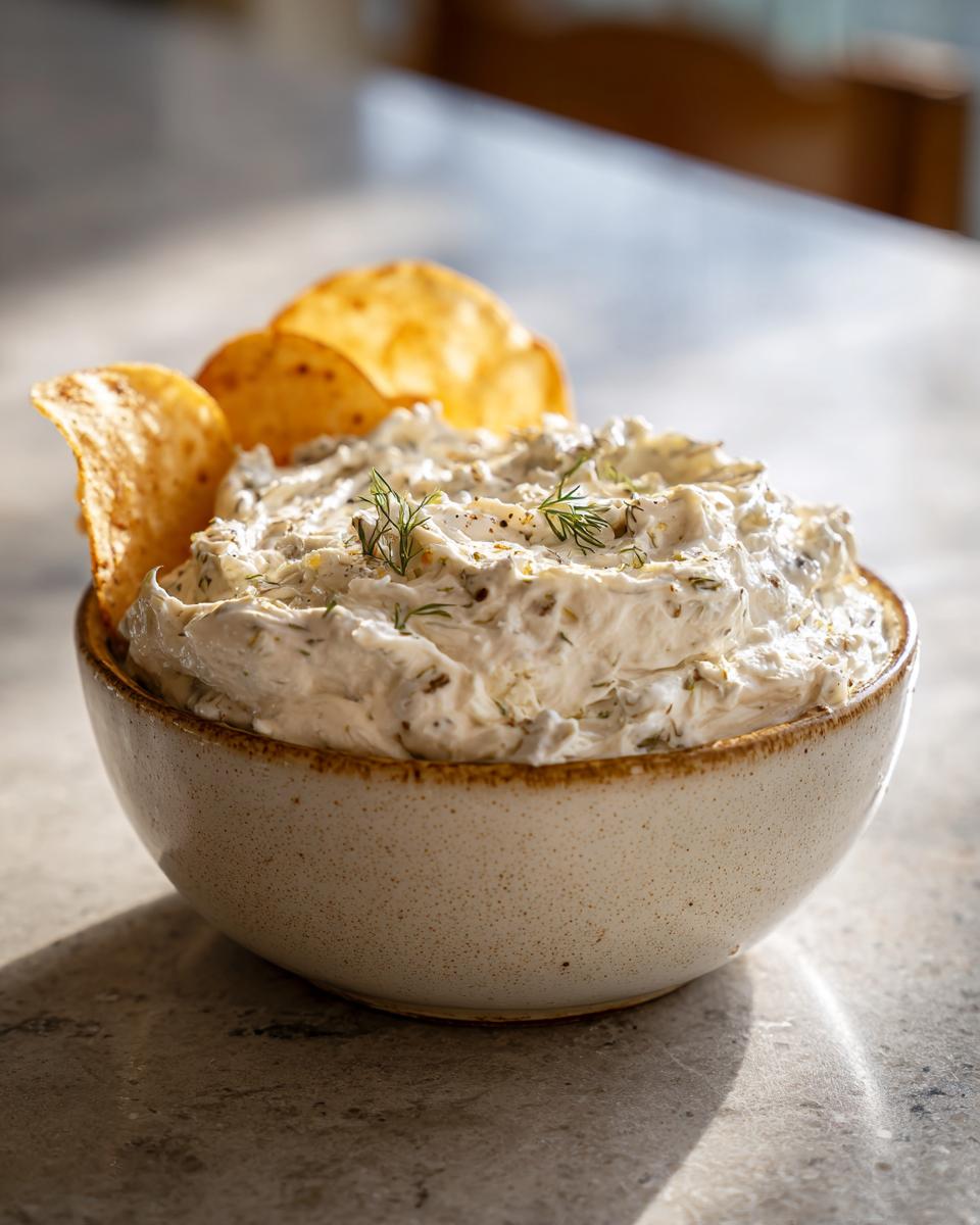 Dill Pickle Dip - detail 2