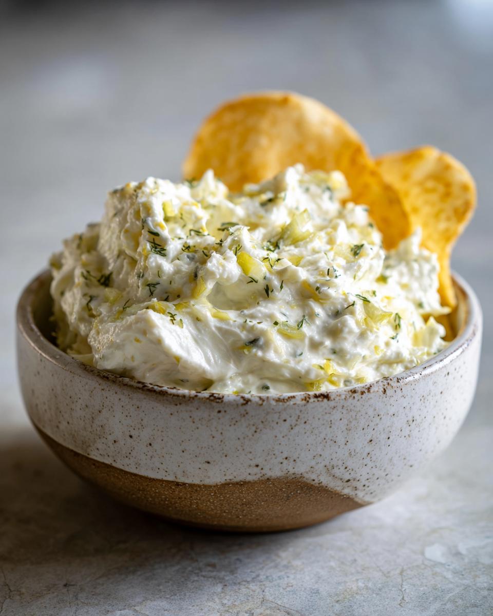 Dill Pickle Dip - detail 4