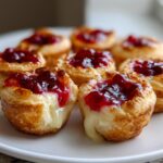 Easy 3-Ingredient Cranberry Brie Bites