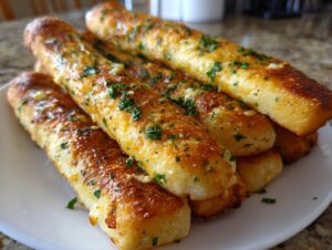 Easy Garlic Breadsticks