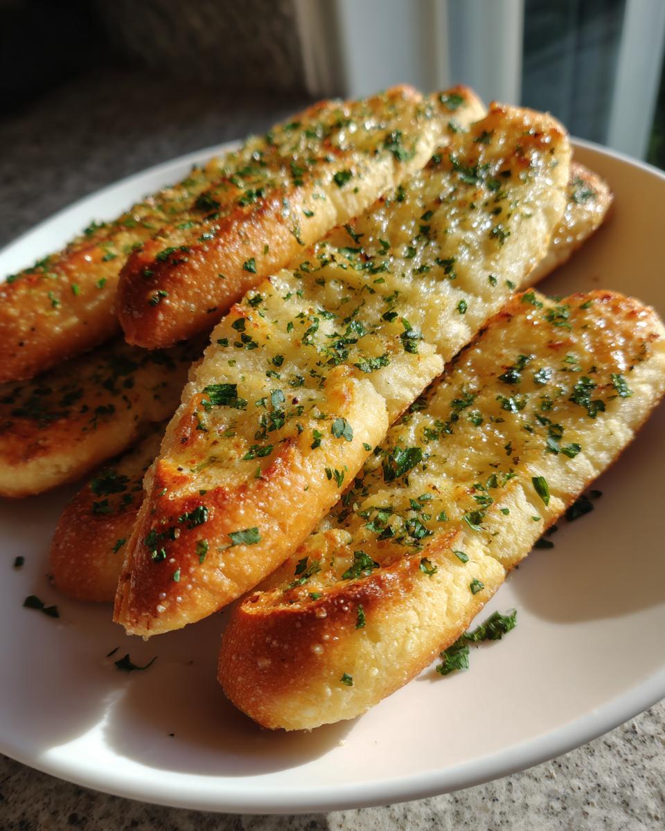 Easy Garlic Breadsticks - detail 3