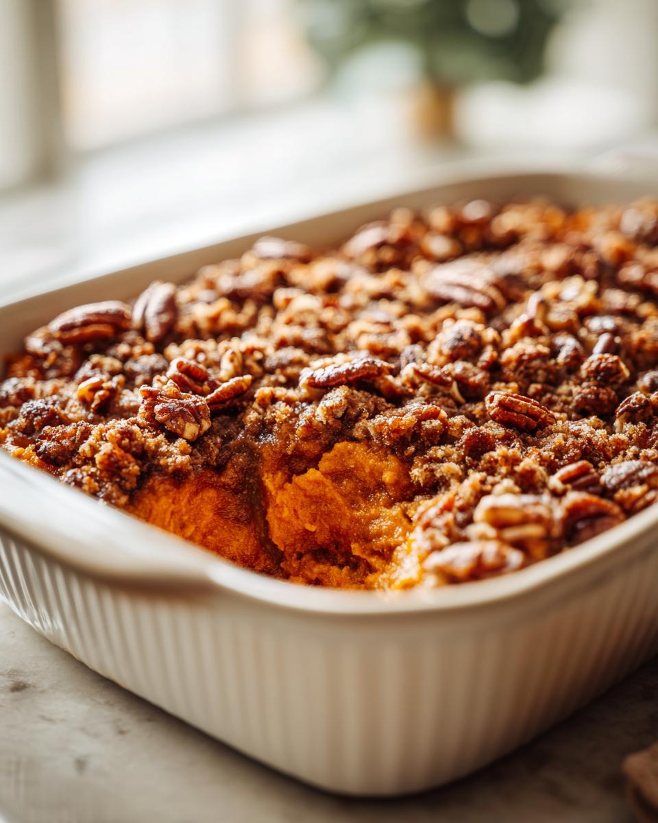 Irresistible Easy Sweet Potato Casserole in 45 Minutes 6 Easy Sweet Potato Casserole - detail 1