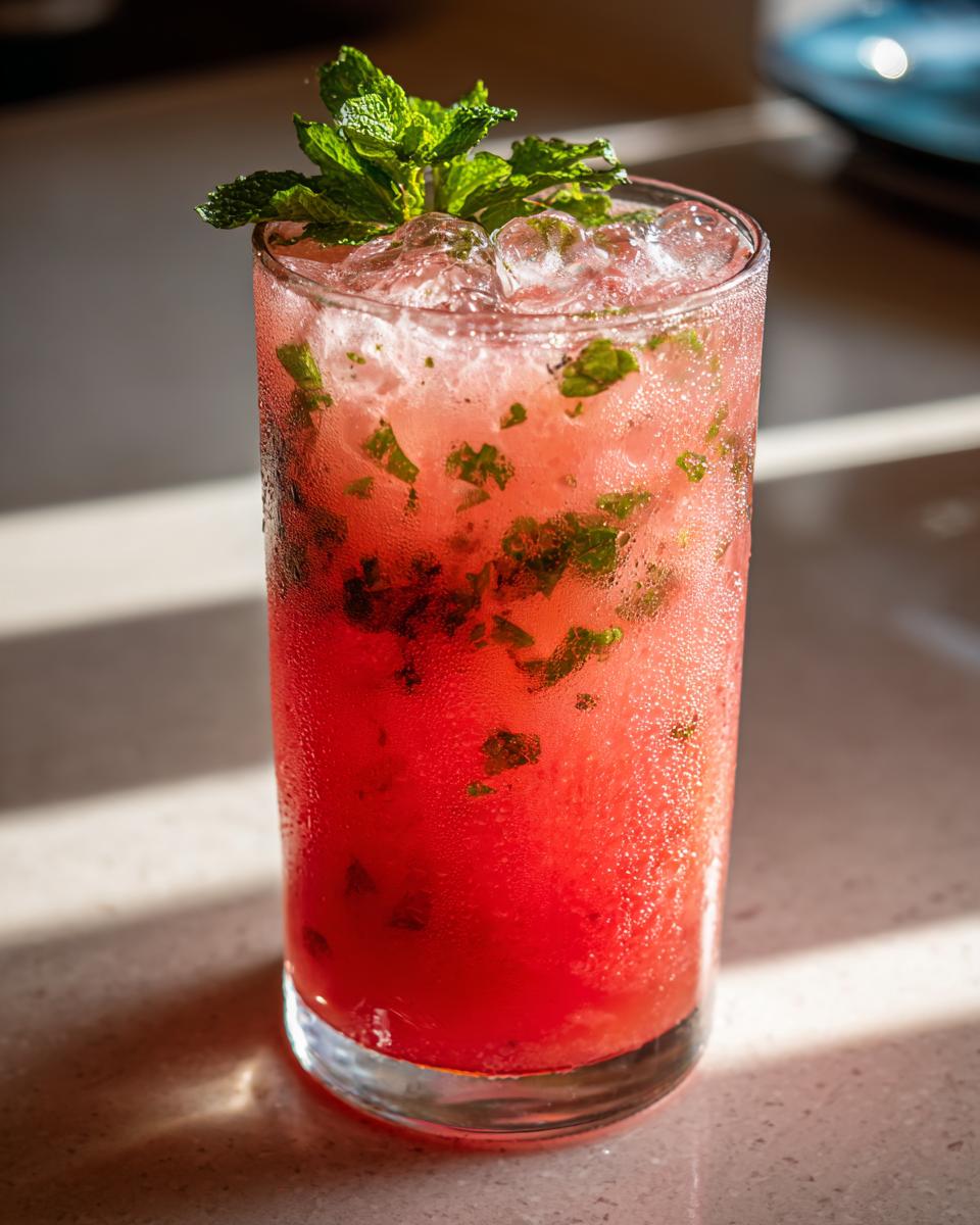 10-Minute Easy Watermelon Mint Cooler: Summer’s Ultimate Thirst Quencher 7 Easy Watermelon Mint Cooler - detail 2