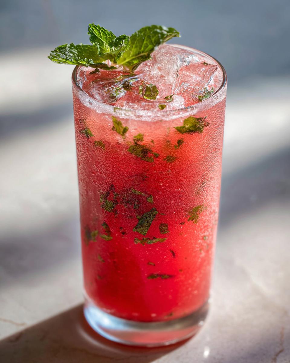 10-Minute Easy Watermelon Mint Cooler: Summer’s Ultimate Thirst Quencher 9 Easy Watermelon Mint Cooler - detail 4