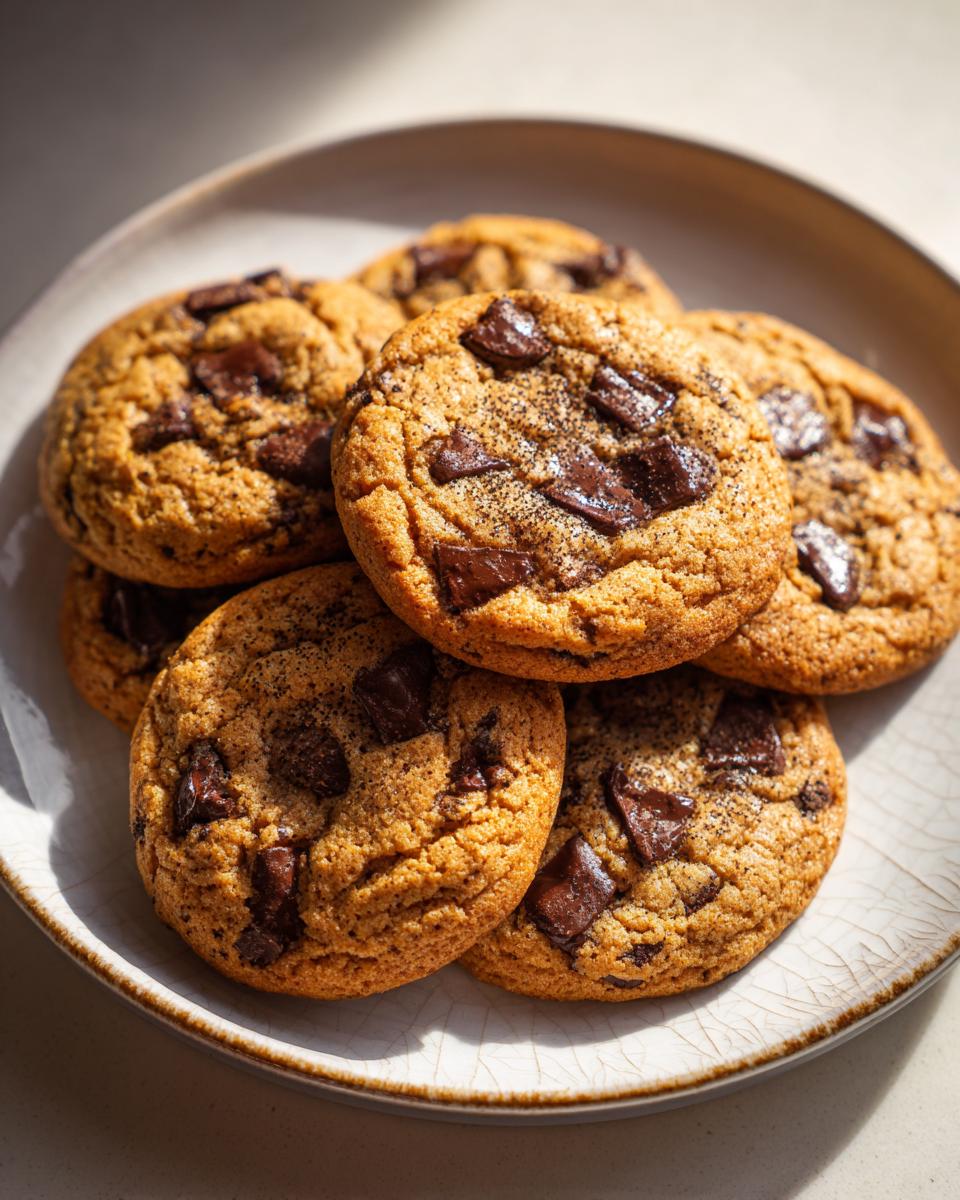 3-Ingredient Espresso Chocolate Chip Cookies - Irresistible! 6 Espresso Chocolate Chip Cookies - detail 1