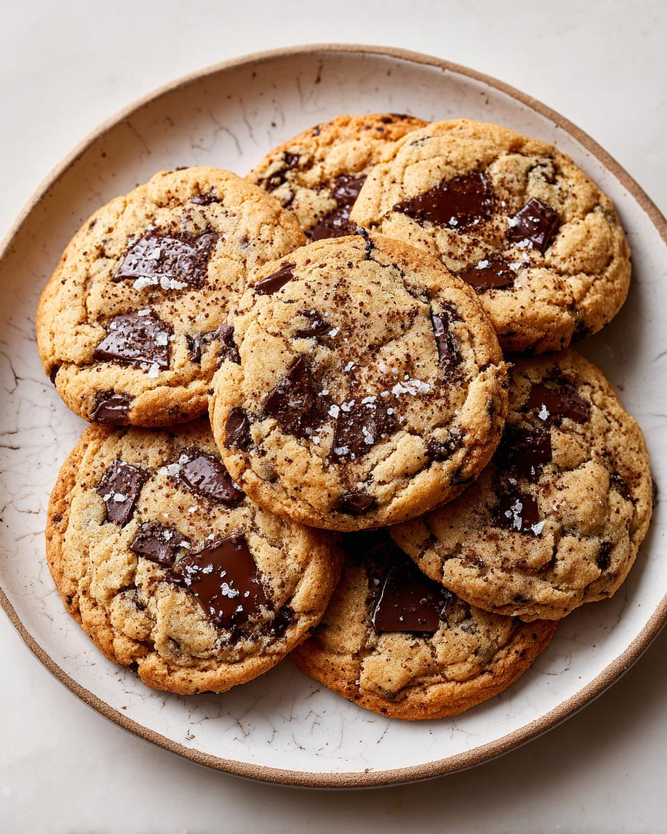 3-Ingredient Espresso Chocolate Chip Cookies - Irresistible! 9 Espresso Chocolate Chip Cookies - detail 4