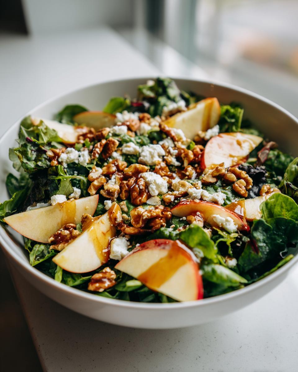 Fall Salad with Apples and Walnuts - detail 3