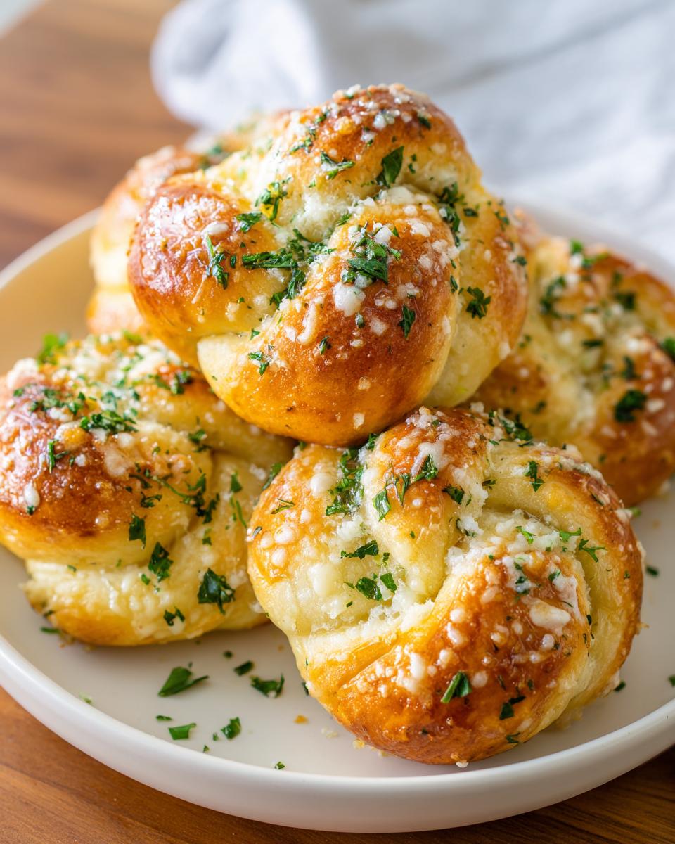 Garlic Parmesan Knots: Irresistible 12-Minute Bread Perfection 5 Garlic Parmesan Knots - detail 1
