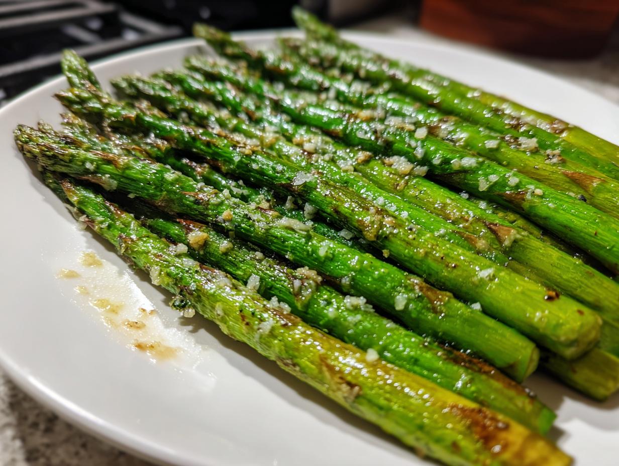 Garlic Parmesan Roasted Asparagus