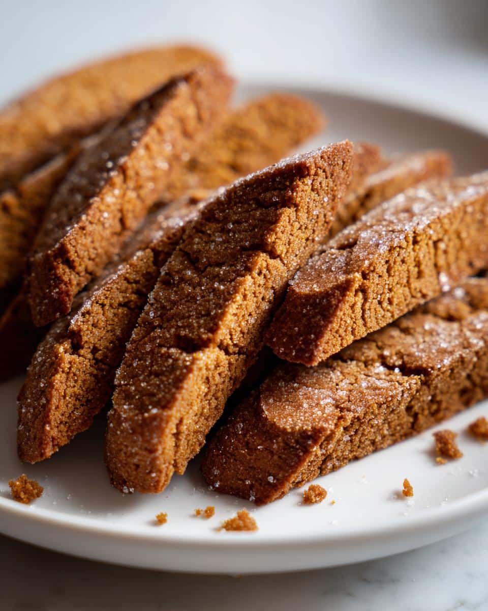 Gingerbread Biscotti - detail 2
