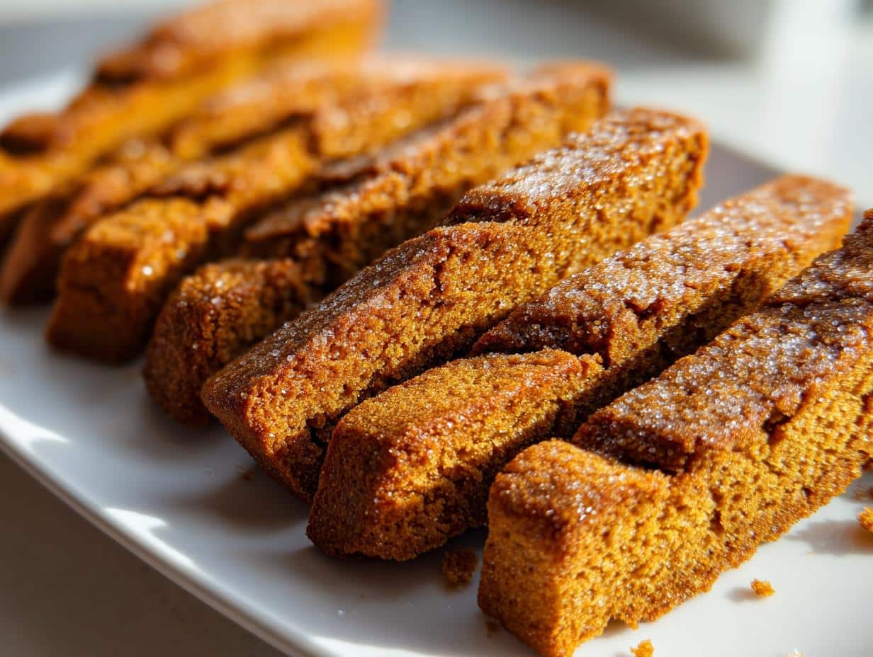 Gingerbread Biscotti