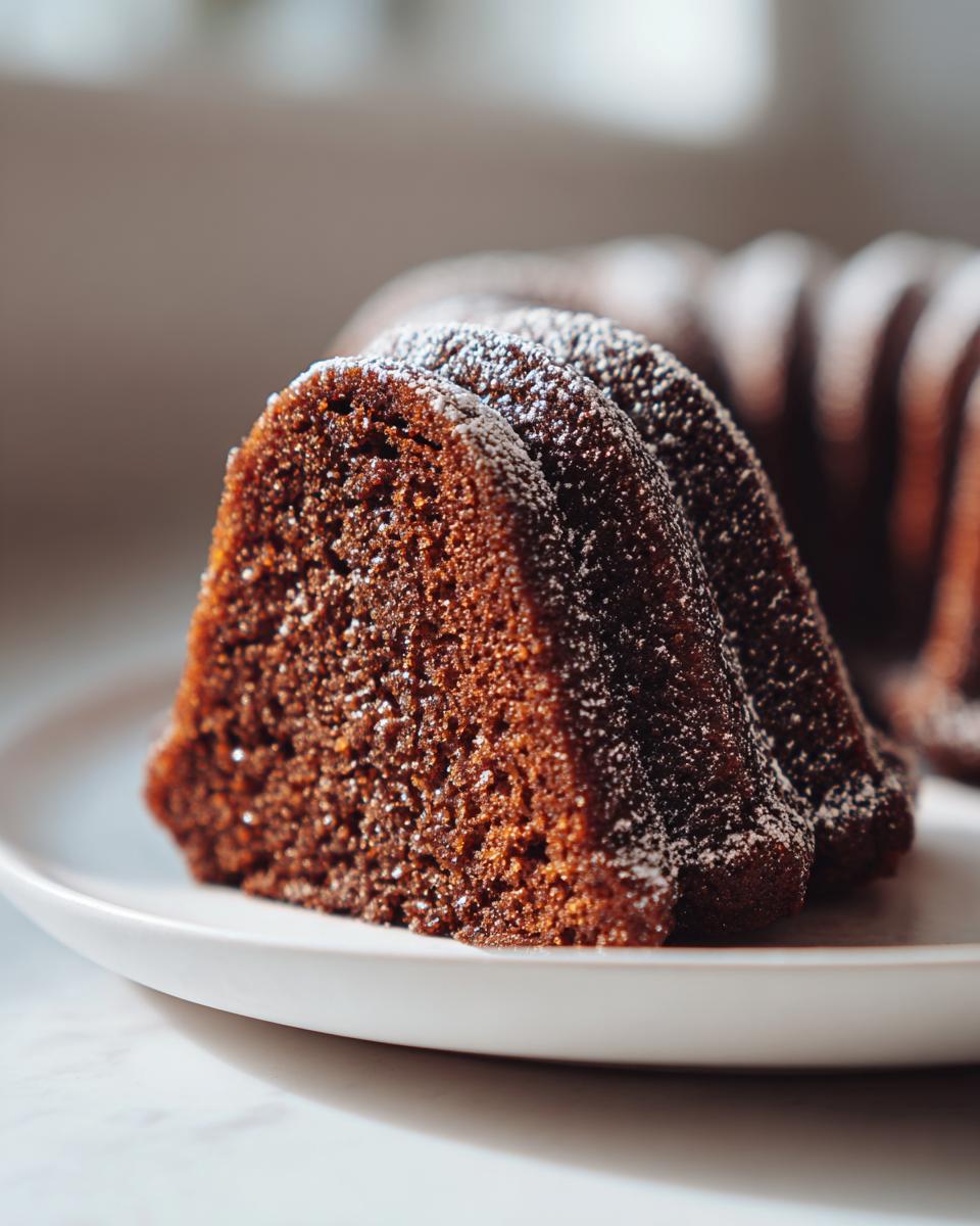 Gingerbread Bundt Cake - detail 2