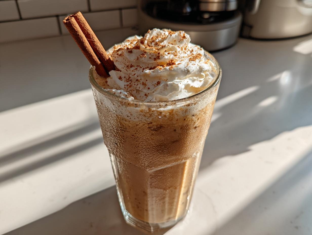 Gingerbread Iced Coffee Mocktail