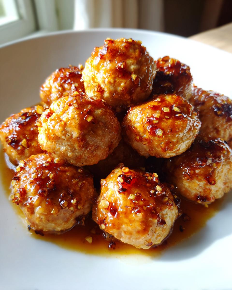 Holiday Honey-Garlic Meatballs - detail 4