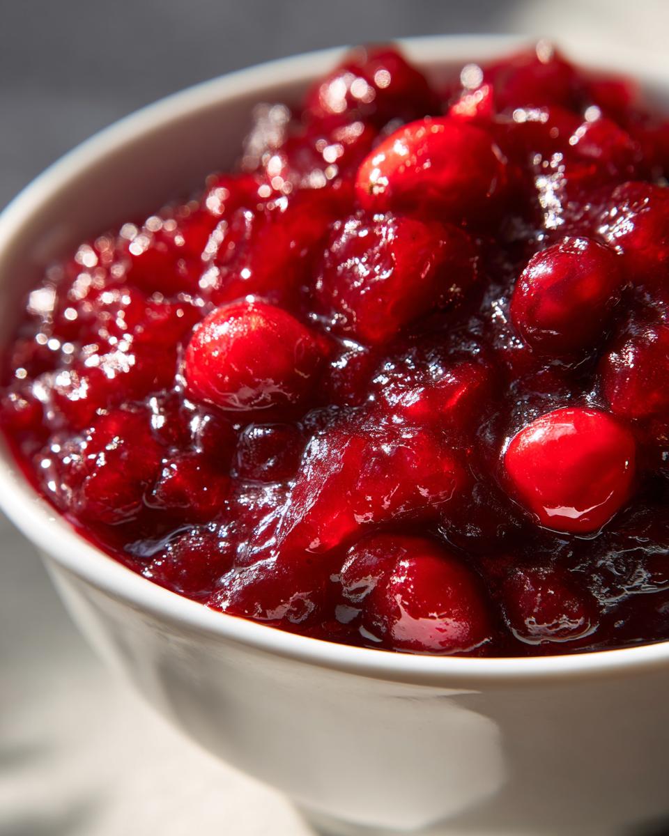 Homemade Cranberry Sauce - detail 1
