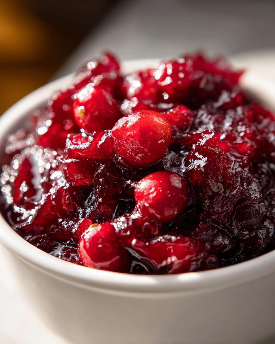 Homemade Cranberry Sauce - detail 3