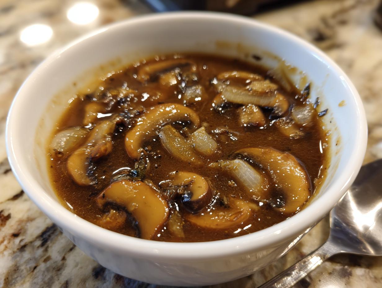 Homemade Mushroom Gravy