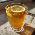 Honey-Sweetened Hot Lemonade