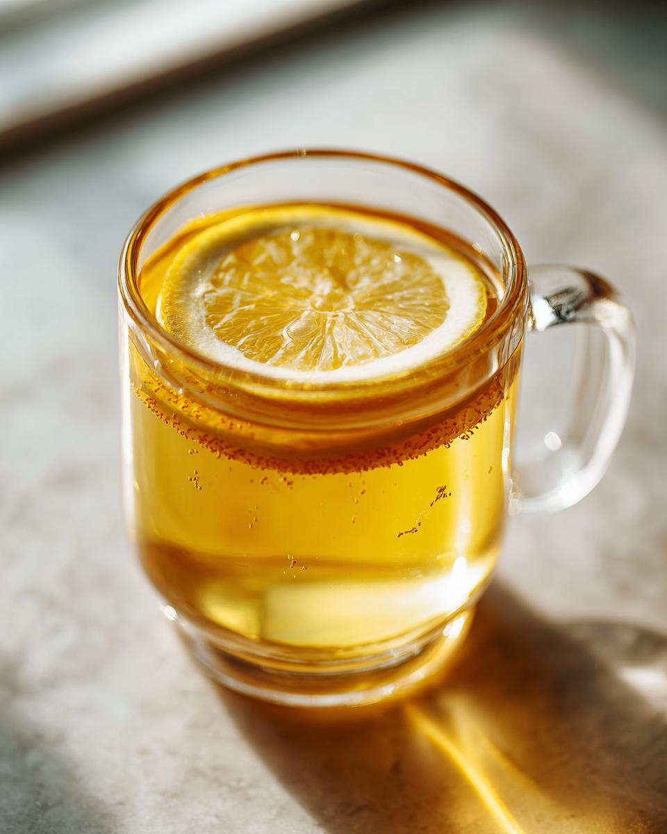 Honey-Sweetened Hot Lemonade - detail 2