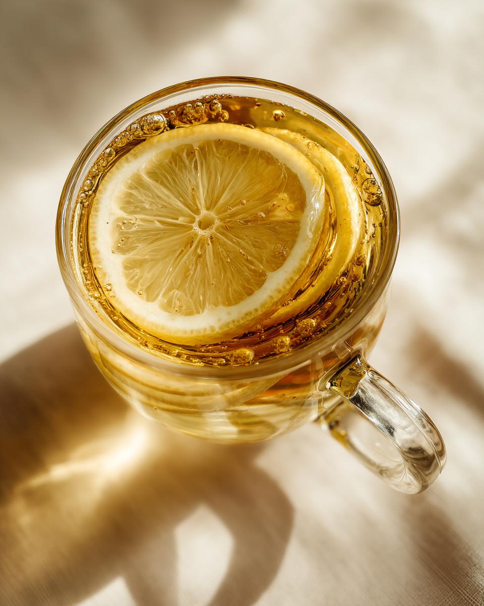 Honey-Sweetened Hot Lemonade - detail 3